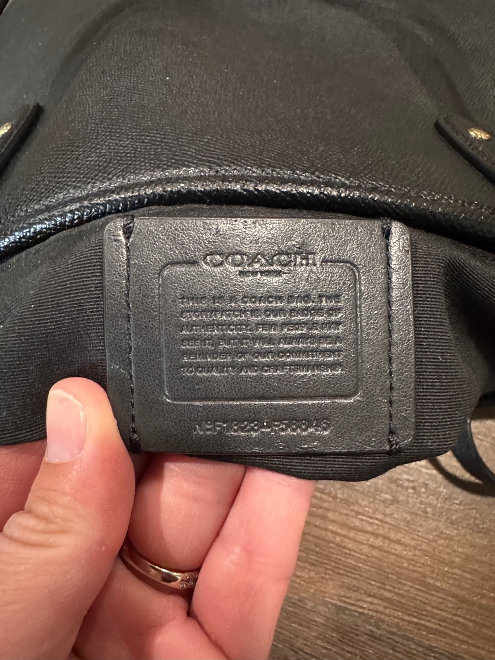 Coach Pebble Leather Tote Bag - Picture 7 of 14